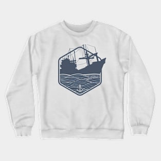 Fishing boat Crewneck Sweatshirt